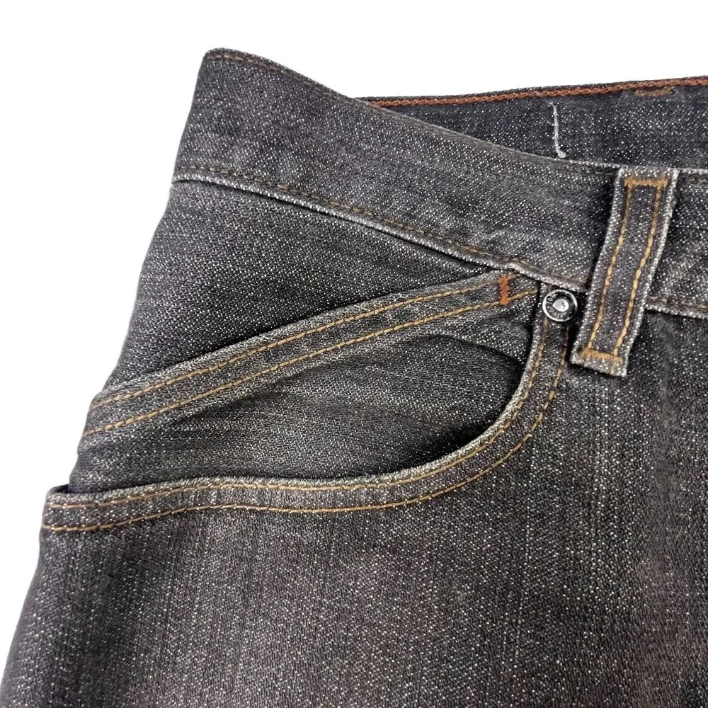 Vintage Levis Silver Tab Baggy Jeans Size 42x30 Black Wide Leg Skater Hip Hop